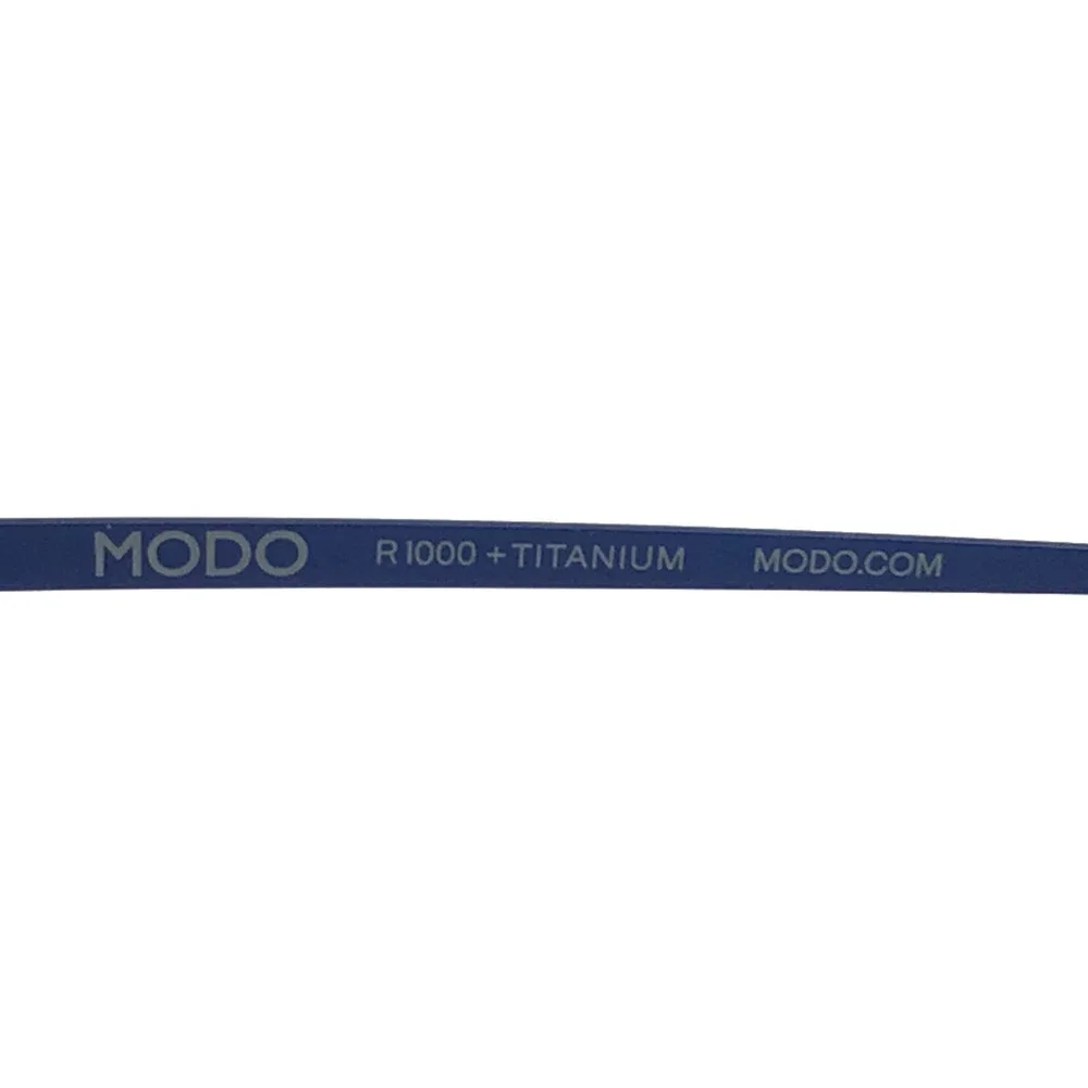 Modo Eyeglasses Frames 7031 MGBLU Matte Greyish Blue Cat Eye 53-16-140